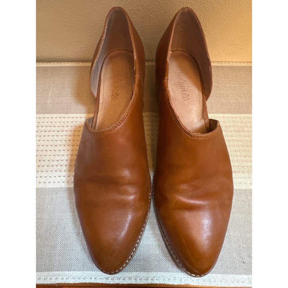 Madewell The Lucie Shoe in English Saddle Leather Size 10 - Picture 2 of 8